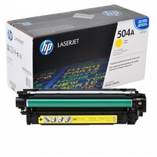 Картридж HP Color LaserJet CP3520 / CP3525 / CM3530 желтый оригинальный